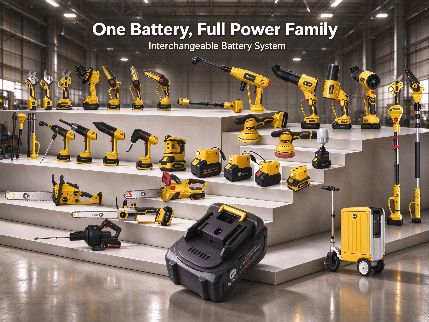 Interchangeable battery system